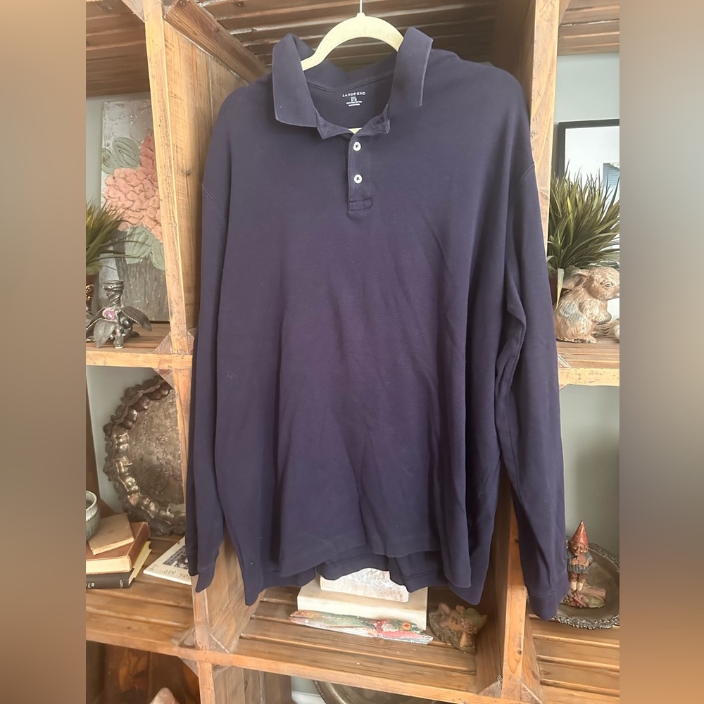 Land’s End men’s long sleeve polo